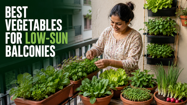Best Vegetables to Grow on an Indian Balcony with Limited Sunlight